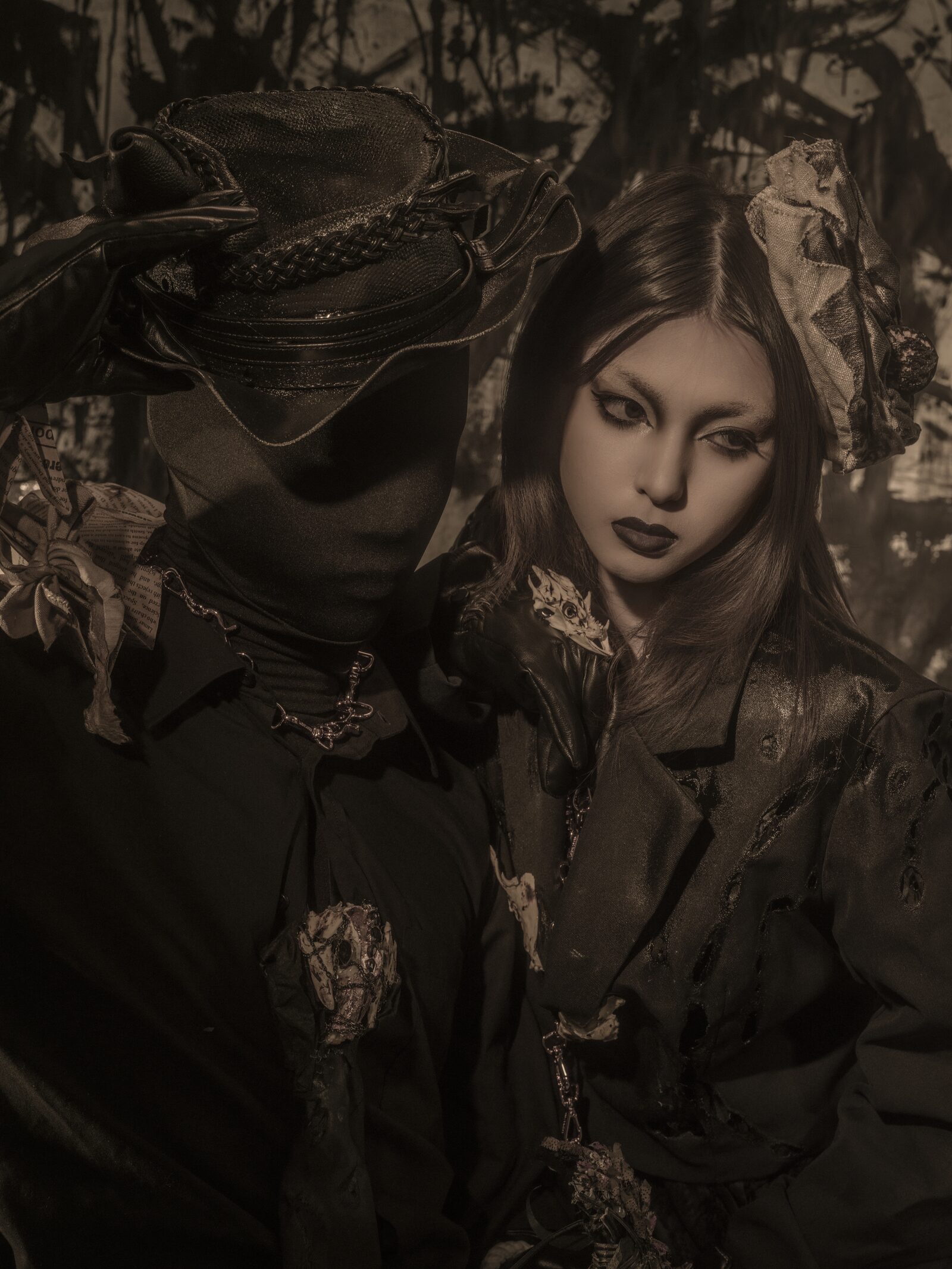 Veil of Absence — a look directly to camera