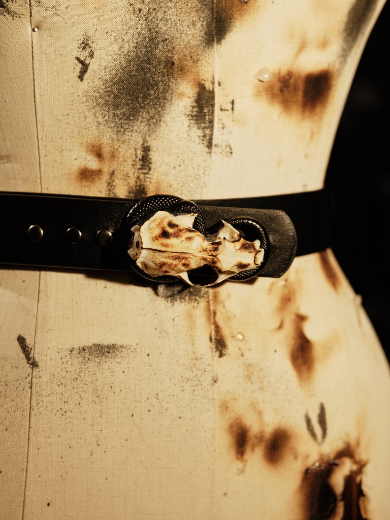 Cintura Stretta — close study of the skull buckle